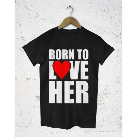 Koszulki dla par zakochanych Born to love